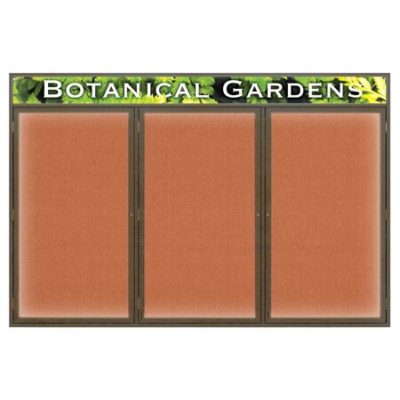 United Visual Products Open Faced Traditional Rounded Corkboard UV642ARC-BLACK-SURF